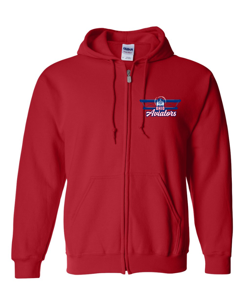 Aviators - Gildan® - Heavy Blend™ Full-Zip Hooded Sweatshirt - 18600