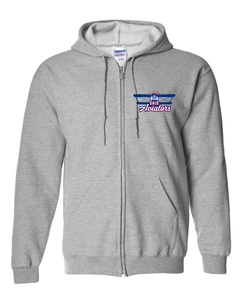 Aviators - Gildan® - Heavy Blend™ Full-Zip Hooded Sweatshirt - 18600