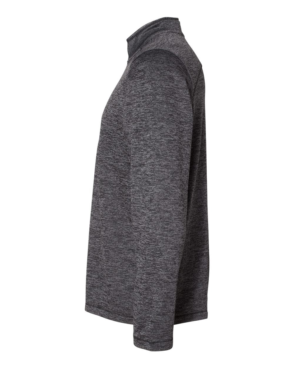 Adidas - Brushed Terry Heathered Quarter-Zip Pullover - A284