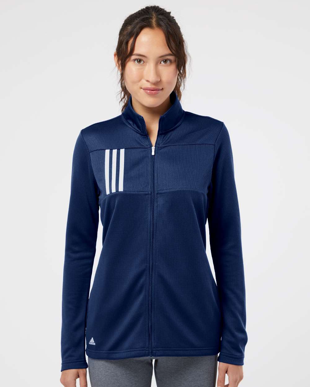 Adidas - Women's 3-Stripes Double Knit Full-Zip - A483