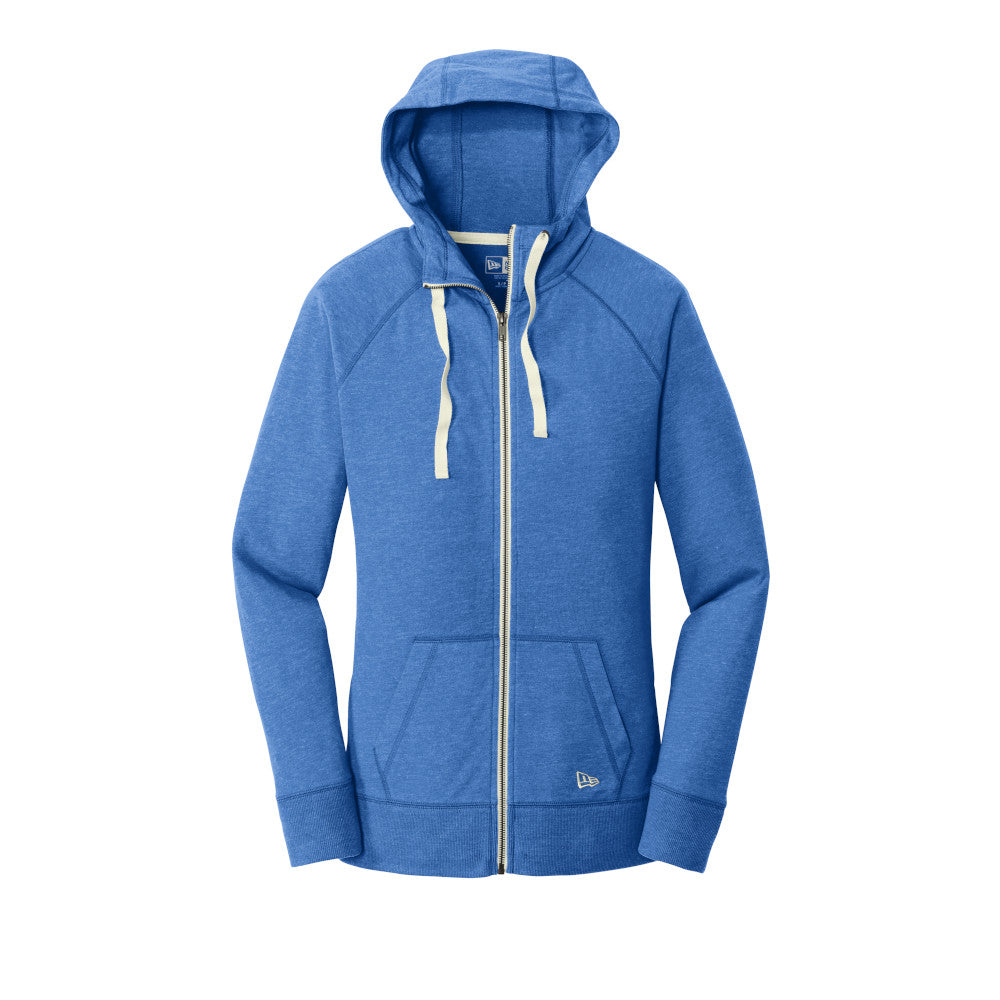 New Era® - Ladies Sueded Cotton Blend Full-Zip Hoodie - LNEA122