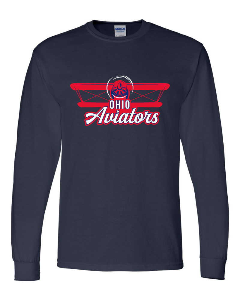 Aviators - Gildan® DryBlend® 50 Cotton/50 Poly Long Sleeve T-Shirt