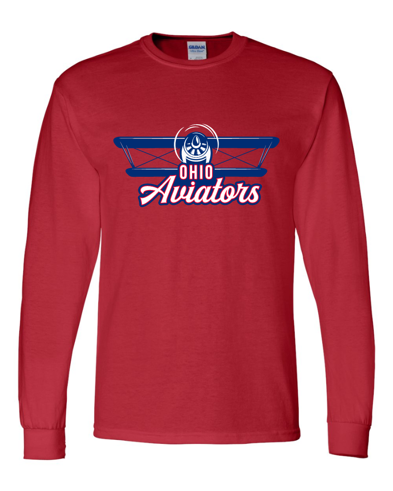 Aviators - Gildan® DryBlend® 50 Cotton/50 Poly Long Sleeve T-Shirt