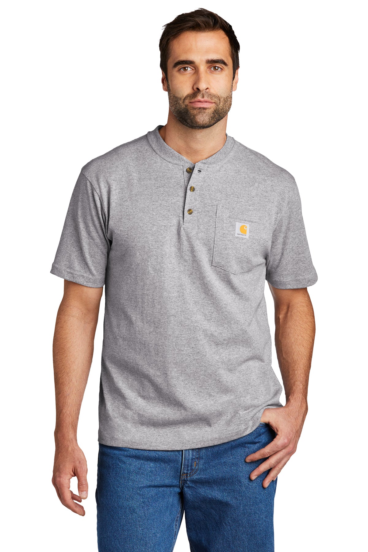 Carhartt® - Short Sleeve Henley T-Shirt - CTK84
