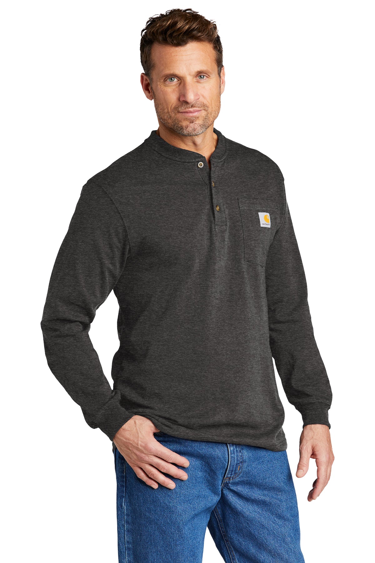 Carhartt® - Long Sleeve Henley T-Shirt - CTK128