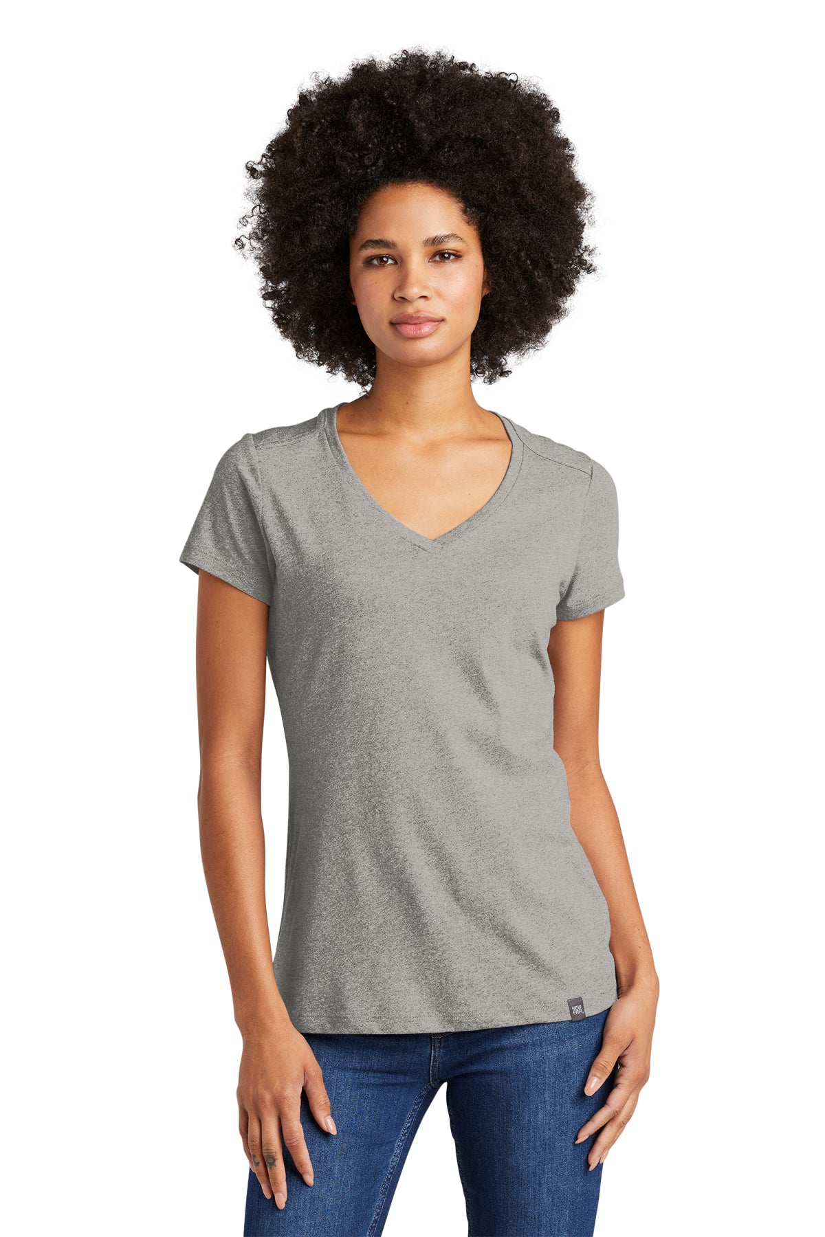 New Era® - Ladies Heritage Blend V-Neck Tee - LNEA101